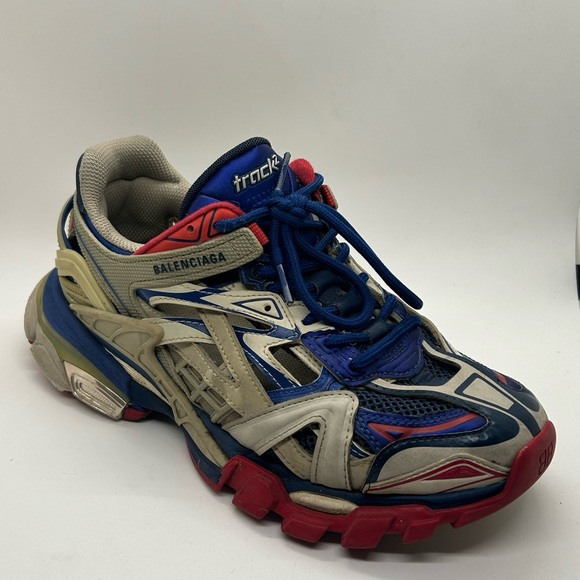 Balenciaga Track 2 'Beige Blue Red' [568614W2GN28570] EU 38 US 8. - Picture 3 of 8